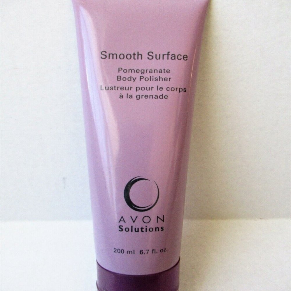 BOGO AVON Solutions Smooth Surface Pomegranate Body Polisher Exfoliating Scrub